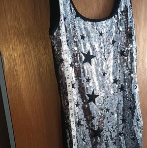 Sequin, star, tank